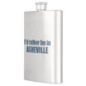 Ich wäre eher in Asheville North Carolina Flachmann (Links)