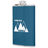 Ich wäre eher in Asheville North Carolina Mountain Flachmann (Links)