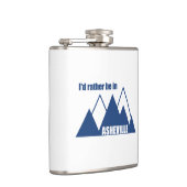 Ich wäre eher in Asheville North Carolina Mountain Flachmann (Rechts)