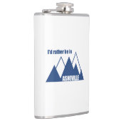 Ich wäre eher in Asheville North Carolina Mountain Flachmann (Rechts)