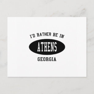 Ich wäre eher in Athen, Georgien Postkarte
