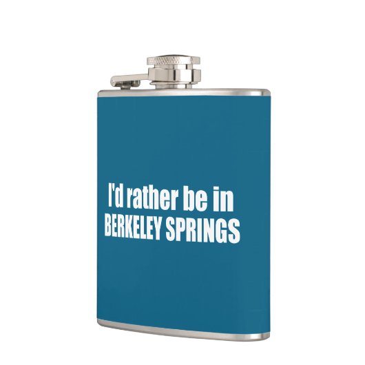 Ich wäre eher in Berkeley Springs West Virginia Flachmann (Links)