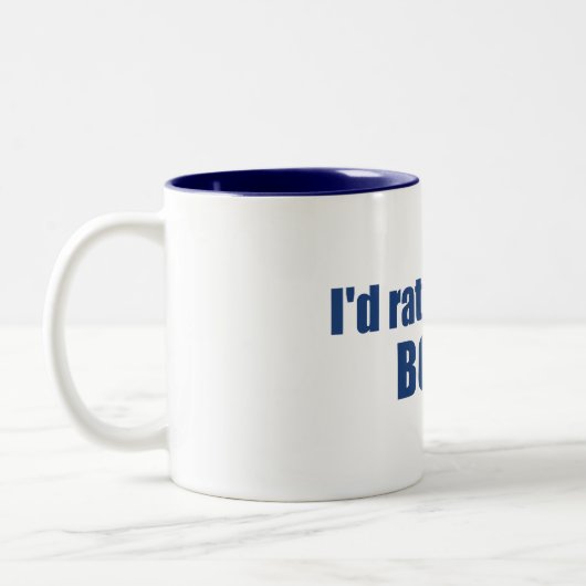 Ich wäre eher in Boise Idaho Zweifarbige Tasse (Links)