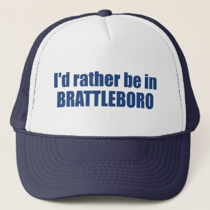 Ich wäre eher in Brattleboro Vermont. Truckerkappe