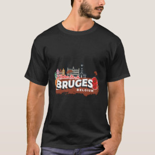Ich wäre eher in Brügge, Belgien, Vintages Souveni T-Shirt
