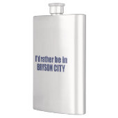 Ich wäre eher in Bryson City North Carolina Flachmann (Links)