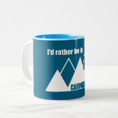Ich wäre eher in Cairngorms Nationalpark Mountain Zweifarbige Tasse (Vorderseite Links)