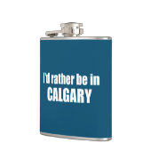 Ich wäre eher in Calgary Alberta Flachmann (Links)