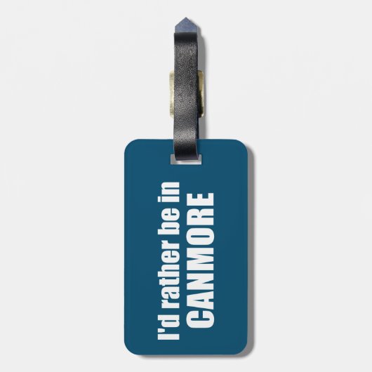 Ich wäre eher in Canmore Gepäckanhänger (Rückseite vertikal)