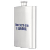 Ich wäre eher in Chamonix in Frankreich Flachmann (Links)