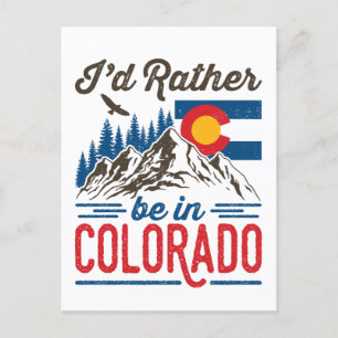 Ich wäre eher in Colorado. Postkarte