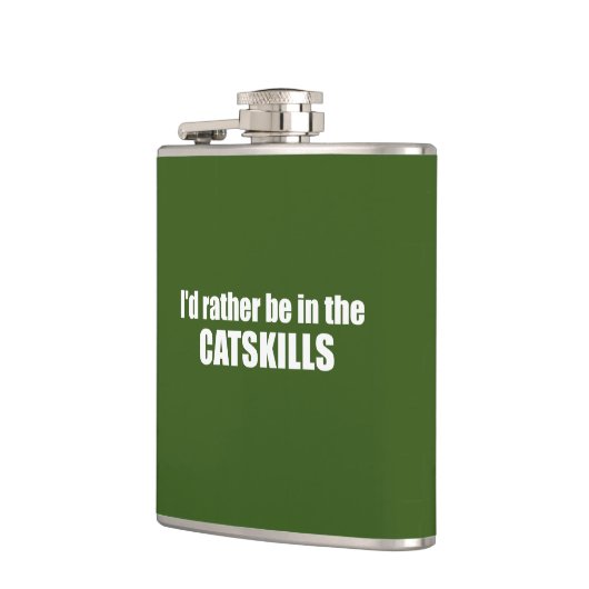 Ich wäre eher in den Catskills Flachmann (Links)