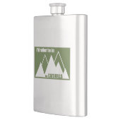 Ich wäre eher in den Catskills Flachmann (Links)