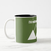 Ich wäre eher in den Catskills Zweifarbige Tasse (Links)