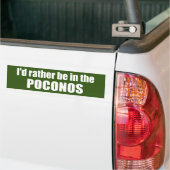Ich wäre eher in den Poconos Autoaufkleber (Auf Lkw)