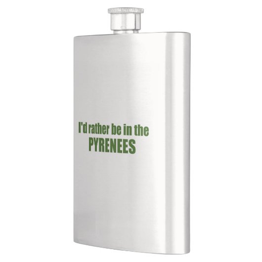 Ich wäre eher in den Pyrenäen Flachmann (Links)