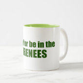 Ich wäre eher in den Pyrenäen Zweifarbige Tasse (VorderseiteRechts)