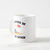 Ich wäre eher in der Beach-Kaffee-Tasse Kaffeetasse (Vorderseite Links)