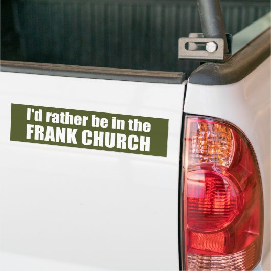 Ich wäre eher in der Frank-Kirche Autoaufkleber (Auf Lkw)