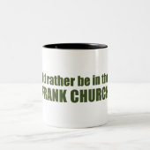 Ich wäre eher in der Frank-Kirche Zweifarbige Tasse (Mittel)
