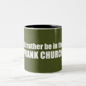 Ich wäre eher in der Frank-Kirche Zweifarbige Tasse (Mittel)