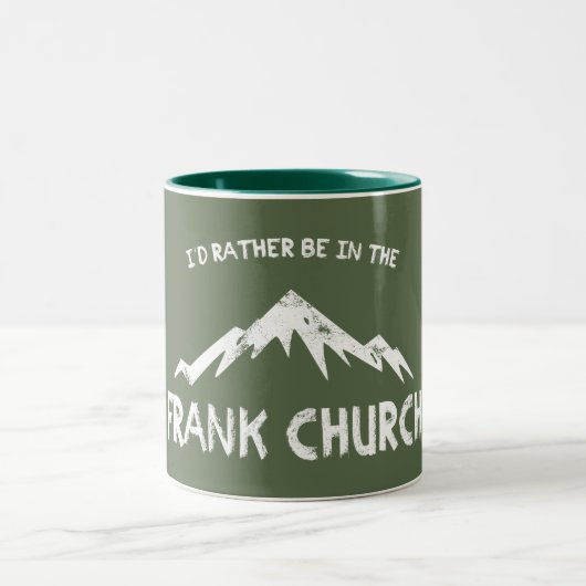 Ich wäre eher in der Frank-Kirche Zweifarbige Tasse (Mittel)