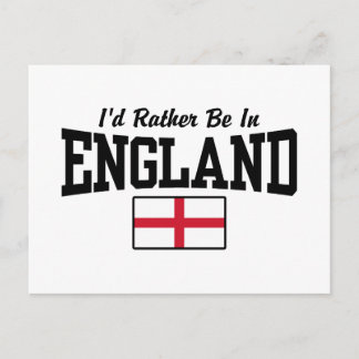 Ich wäre eher in England Postkarte