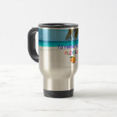 Ich wäre eher in Florida, einer Zwei-Tonen-Kaffee- Reisebecher (Vorderseite Links)