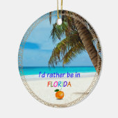 Ich wäre eher in Florida, Keramik Ornament (Links)
