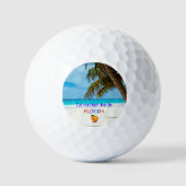 Ich wäre eher in Florida, Palmen und Orangen, Golfball (Vorderseite)