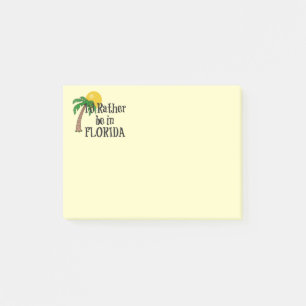 Ich wäre eher in Florida Post-it Klebezettel