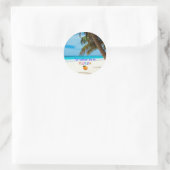 Ich wäre eher in Florida Runder Aufkleber (Tasche)