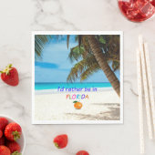 Ich wäre eher in Florida Serviette (Beispiel)