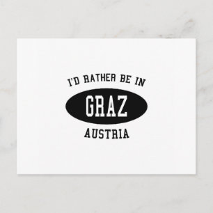 Ich wäre eher in Graz, Österreich Postkarte