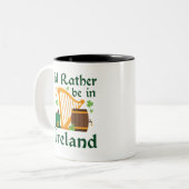 Ich wäre eher in Irland Zweifarbige Tasse (Vorderseite Links)