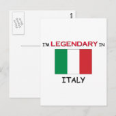 Ich wäre eher in ITALIEN Postkarte (Vorne/Hinten)