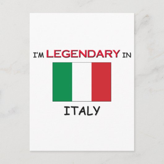 Ich wäre eher in ITALIEN Postkarte (Vorderseite)