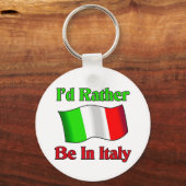 Ich wäre eher in Italien Schlüsselanhänger (Vorderseite)