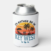 Ich wäre eher in Key West Florida Keys Dosenkühler (Kanne Vorderseite)