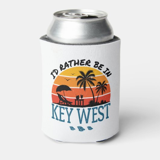 Ich wäre eher in Key West Florida Keys Dosenkühler (Kanne Rückseite)