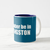 Ich wäre eher in Livingston Montana Zweifarbige Tasse (VorderseiteRechts)