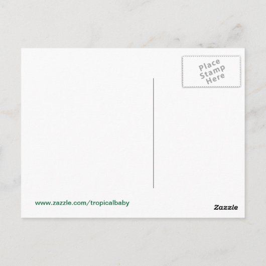 Ich wäre eher in Makena Cove Hawaii Postkarte (Rückseite)