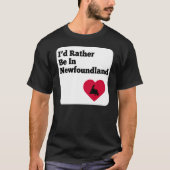 Ich wäre eher in Neufundland T-Shirt (Vorderseite)