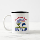 Ich wäre eher in Neuseeland Zweifarbige Tasse (Links)