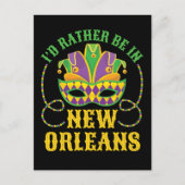 Ich wäre eher in New Orleans Postkarte (Vorderseite)