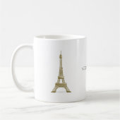 Ich wäre eher in Paris, Frankreich, Eiffelturm Kaffeetasse (Links)