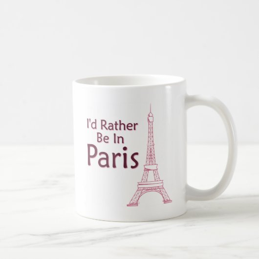 Ich wäre eher in Paris. Kaffeetasse (Rechts)