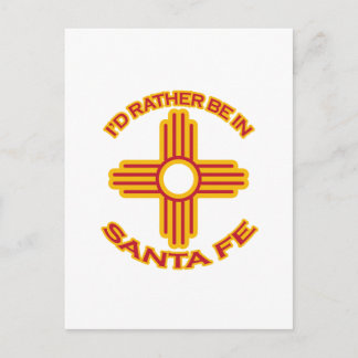 Ich wäre eher in Santa Fe Postkarte