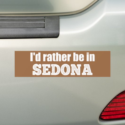 Ich wäre eher in Sedona Autoaufkleber (Auf Auto)