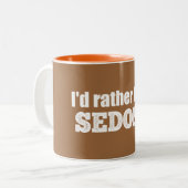 Ich wäre eher in Sedona Zweifarbige Tasse (Vorderseite Links)